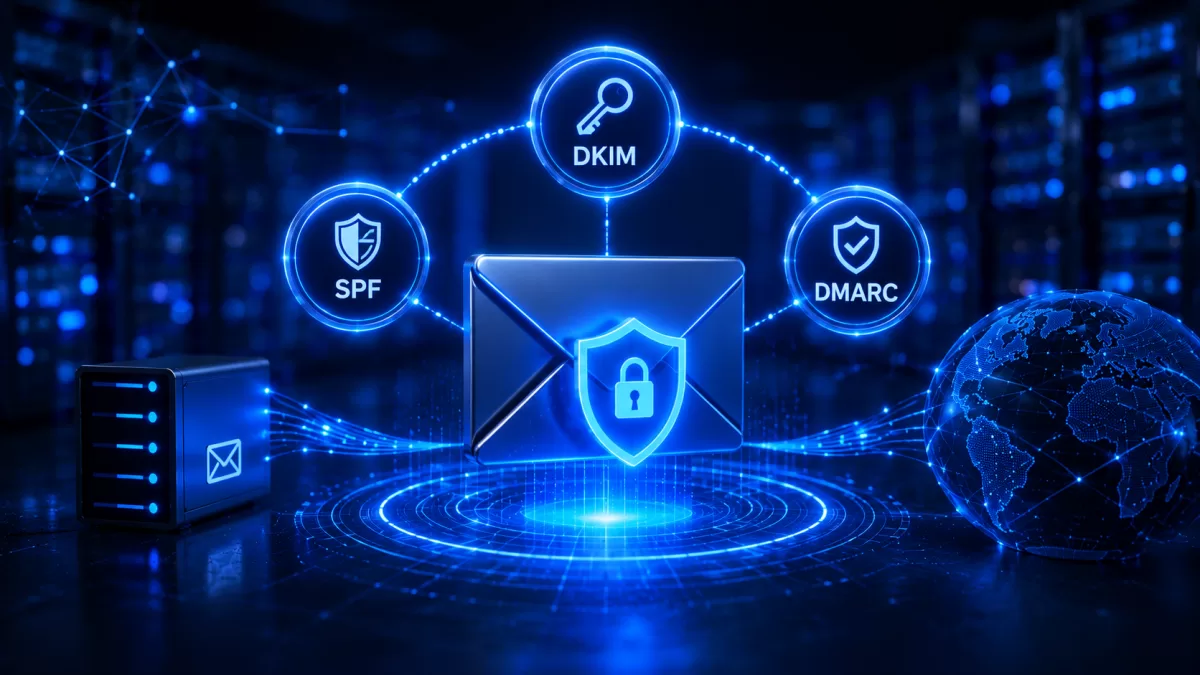 Sobre de correo seguro protegido por tres capas de autenticación digital
