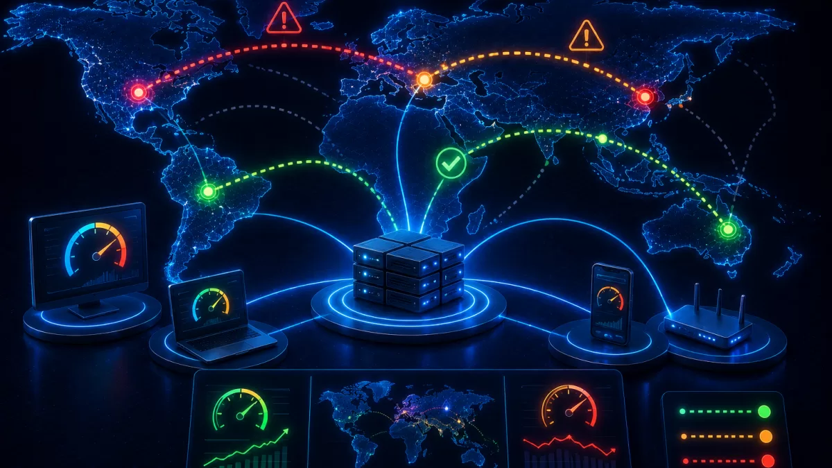 Modern digital infrastructure illustrating security, networking and reliable operation